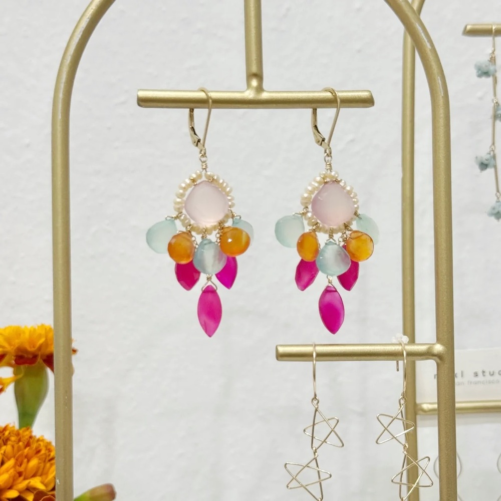 ✨Handmade starburst earrings✨